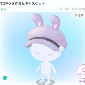 TDPうさぎさんキャスケット | ピグパ(ピグパーティ)のアイテム、RMTの販売・買取一覧