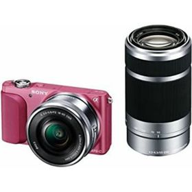 【中古】「非常に良い」ソニー 「NEX-3N」ダブルズームレンズキット ピンク NEX-3NY P(デジタル一眼)