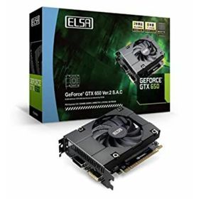 【中古】「非常に良い」ELSA NVIDIA GeForce グラフィックボード GTX650搭載 1GB VD4890 GD650-1GERX2(PCパーツ)