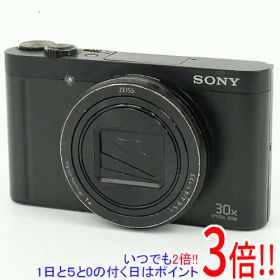 【いつでも2倍！1日と5.0のつく日、18日は3倍！】【中古】SONY製 Cyber-shot DSC-WX500 ブラック/1820万画素 本体いたみ