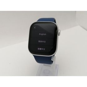 【中古】Apple Watch Series10 42mm Cellular シルバーアルミニウムケース/デニムスポーツバンド (S/M) MWX33J/A【三宮センター】保証期間１ヶ月【ランクB】