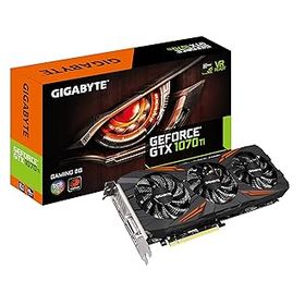 【中古】GIGABYTE GeForce GTX 1070 Ti Gaming 8G (GV-N107TGAMING-8GD)。