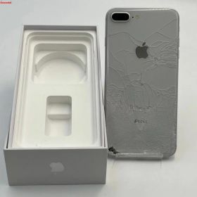 【中古】iPhone8 Plus au Apple 64GB シルバー MQ9L2J/A AU版SIMフリー