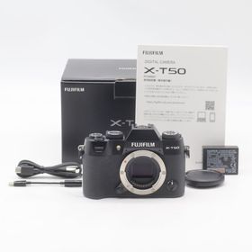 ★美品★FUJIFILM X-T50 ボディ ブラック ショット数 4200回(ミラーレス一眼)