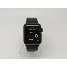 【中古】Apple Apple Watch Series3 38mm GPS スペースグレイアルミニウム/ブラックスポーツバンド MQKV2J/A【川越クレアモール】保証期間１ヶ月【ランクC】
