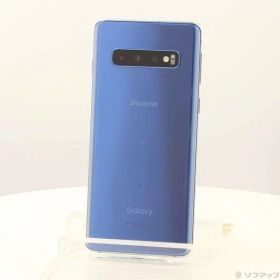 【中古】SAMSUNG(サムスン) GALAXY S10 128GB プリズムブルー SC-03L docomoロック解除SIMフリー 【295-ud】