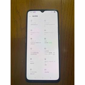 oppo reno3a 本体 SIMフリー(スマートフォン本体)