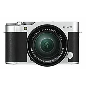 【中古】「非常に良い」FUJIFILM ミラーレス一眼 X-A3 レンズキット シルバー X-A3LK-XC-S(ミラーレス一眼)
