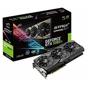 【中古】「非常に良い」ASUS R.O.G. STRIXシリーズ NVIDIA GeForce GTX1080Ti搭載ビデオカード ベースクロック1569MHz STRIX-GTX1080TI-O11G-GAMING(PCパーツ)