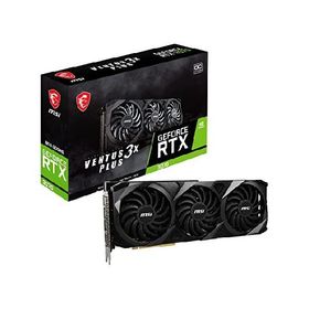 MSI Gaming GeForce RTX 3070 LHR 8GB GDRR6 256-Bit HDMI/DP Nvlink Triple Torx Fan 3 Ampere Architecture OC Graphics Card (RTX 3070 Ventus 3X Plus 8G OC