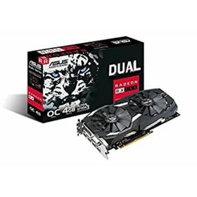 【中古】「非常に良い」ASUS DUAL-RX580-O4G オーバークロック仕様 Radeon RX 580搭載グラフィックスカード 4GB GDDR5(PCパーツ)