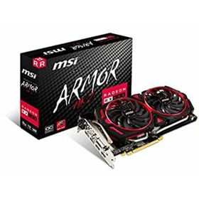 【中古】「非常に良い」RX 580 ARMOR MK II 8G OC AMD RADEON VGA(PC周辺機器)