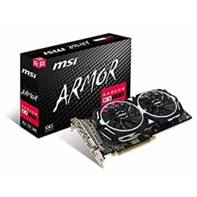 【中古】「非常に良い」MSI Radeon RX 580 ARMOR 8G OC グラフィックスボード VD6879(PCパーツ)
