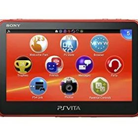 【中古】（新古品・未使用品） PlayStation Vita Wi-Fiモデル メタリック・レッド (PCH-2000ZA26)