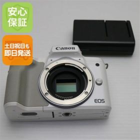キヤノン(Canon)の新品同様 EOS Kiss M ボディ ホワイト M111(ミラーレス一眼)
