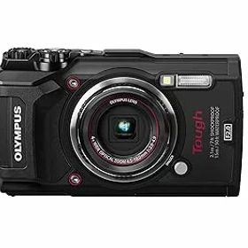 【中古】(良い）OLYMPUS デジタルカメラ Tough TG-5 ブラック 1200万画素CMOS F2.0 15m 防水 100kgf耐荷重 GPS+電子コンパス&内蔵Wi-Fi TG-5 BLK