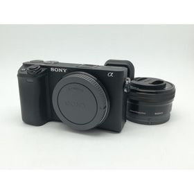 【中古】SONY α6400 パワーズームレンズキット ILCE-6400L ブラック【DS秋葉】保証期間１ヶ月【ランクA】