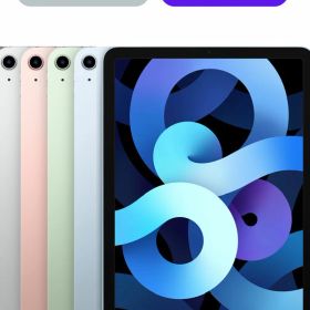 【中古】【可】iPad Air4 Wi-Fi+Cellular 256GB スペースグレイ シルバー ローズゴールド グリーン ブルー SIMFREE au 【安心30日保証】 本体 白ロム CCコネクト