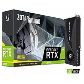 【中古】「非常に良い」Zotac ZT-T20700A-10P ZOTAC NVIDIA Geforce GAMING RTX 2070ブロワーGDDR6 DP/HDMIチューリングVR 4K PCI Expressグラフィックカードブラック(PCパーツ)