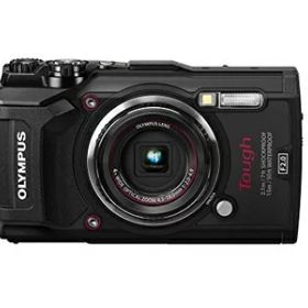 【中古】 OLYMPUS デジタルカメラ Tough TG-5 ブラック 1200万画素CMOS F2.0 15m 防水 100kgf耐荷重 GPS+電子コンパス&内蔵Wi-Fi TG-5 BLK