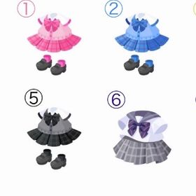 🩷💙選べる💛推しカラー制服💜7種🖤🩶 | ピグパ(ピグパーティ)のアイテム、RMTの販売・買取一覧