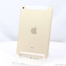 〔中古〕Apple(アップル) iPad mini 4 32GB ゴールド MNWG2J／A SIMフリー〔344-ud〕