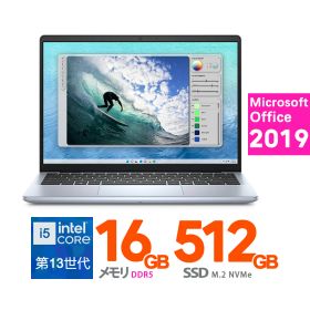 新品 Dell 14型 Inspiron 14 第13世代 インテル Core i5 1334U・メモリ ：16GB DDR5・M.2 SSD：512GB ノートパソコン,ノートPC Windows 11 Wi-Fi Webカメラ Bluetooth ノートパソコン,ノートPC・Office2019・アイスブルー