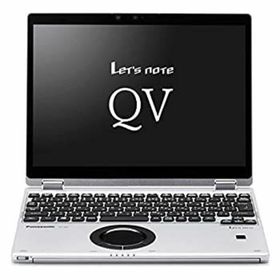 【中古】「非常に良い」パナソニック ノートパソコン Let''s note QVシリーズ ブラック＆シルバー CF-QV9HDMQR(ノートPC)