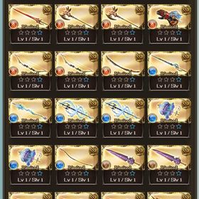 引退垢 rank232 リミ武器完凸複数 季節限定複数 | グラブルのアカウントデータ、RMTの販売・買取一覧