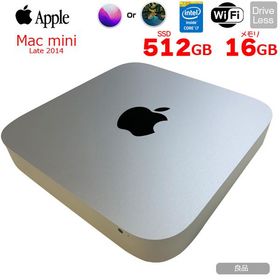 Apple Mac mini MGEQ2J/A A1347 Late 2014 小型デスク 選べるOS Monterey or BigSur [Core i7 4578U 3.0GHz 16GB SSD512GB 無線 BT ]：良品