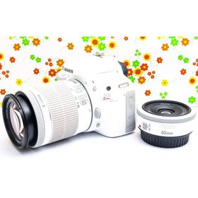 キヤノン(Canon)の美品☆Canon EOS kiss X7☆スマホに転送！☆ダブルレンズ！(デジタル一眼)