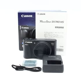 ★新品級★ CANON キヤノン PowerShot SX740 HS ブラック(コンパクトデジタルカメラ)