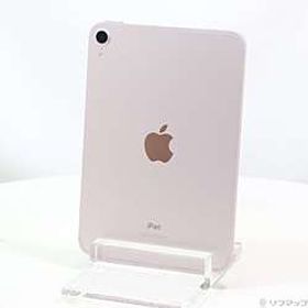 〔中古品〕 iPad mini 第6世代 256GB ピンク MLX93J／A SIMフリー ［8.3インチ液晶／A15 Bionic］〔中古品〕 iPad mini 第6世代 256GB ピンク MLX93J／A SIMフリー ［8.3インチ液晶／A15 Bionic］