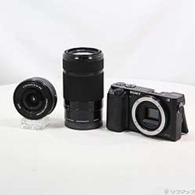 〔中古品〕 α6000 ILCE-6000Y ブラック ダブルズームレンズキット〔中古品〕 α6000 ILCE-6000Y ブラック ダブルズームレンズキット