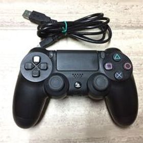 ★美品即決★PS4 SONY純正品 コントローラー デュアルショック4 後期型 ケーブル付 ブラック★