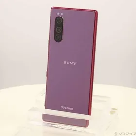〔中古〕SONY(ソニー) Xperia 5 64GB レッド SO-01M docomo〔276-ud〕