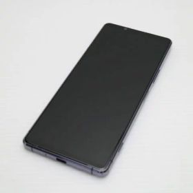 【中古】美品 SO-51A Xperia 1 II パープル スマホ 白ロム 中古 土日祝発送OK