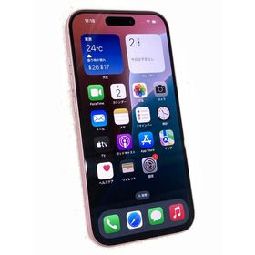 中古 Apple iPhone15 128GB ピンク MTMJ3J／A SIMフリー ネットワーク利用制限▲判定