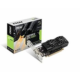 【中古】「未使用品」MSI ロープロファイル対応 グラフィックスカード GEFORCE GTX 1050 TI 4GT LP(PCパーツ)