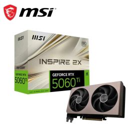 MSI｜エムエスアイ MSI GeForce RTX 5060 Ti 8G INSPIRE 2X OC / PCI Express 5.0 グラフィックスボード 5060TI8GINSPIRE2X
