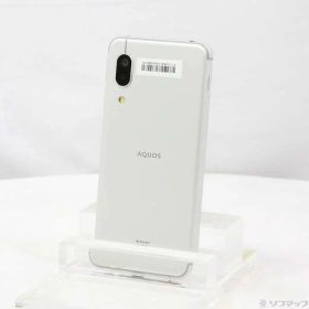 【中古】SHARP(シャープ) AQUOS sense3 lite 64GB シルバーホワイト SH-RM12 楽天 SIMフリー 【377-ud】