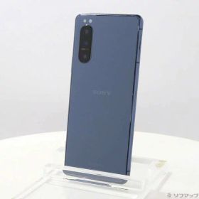 【中古】SONY(ソニー) Xperia 5 II 128GB ブルー SOG02 auロック解除SIMフリー 【377-ud】