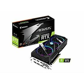 【中古】「未使用品」GIGABYTE AORUS GeForce RTX 2060 Super 8G グラフィックスカード 3 x ウィンドフォースファン 8GB 256-Bit GDDR6 GV-N206SAORUS-8GC ビデオカー(PCパーツ)