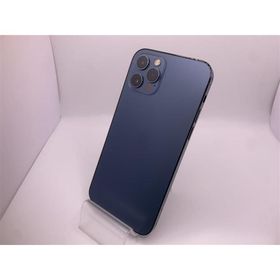 【中古】Apple SoftBank 【SIMロック解除済み】 iPhone 12 Pro 128GB パシフィックブルー MGM83J/A【アリオ倉敷】保証期間１ヶ月【ランクC】