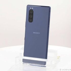 〔中古〕SONY(ソニー) Xperia 5 64GB ブルー SBXP5 SoftBank〔377-ud〕