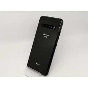 【中古】LG電子 docomo 【SIMロック解除済み】 LG V60 ThinQ 5G ザ ブラック 8GB 128GB L-51A【川越クレアモール】保証期間１ヶ月【ランクB】