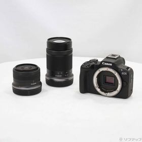 〔中古〕Canon(キヤノン) EOS R50 ダブルズームキット ブラック〔258-ud〕