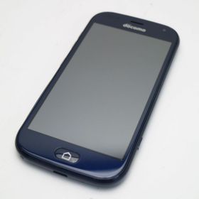 フジツウ(富士通)の新品同様 F-42A らくらくスマートフォン ネイビー M000(スマートフォン本体)