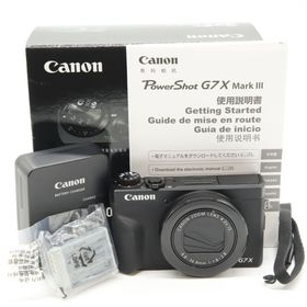 キヤノン(Canon)の■ほぼ新品■PowerShot G7 X Mark III ブラック(コンパクトデジタルカメラ)