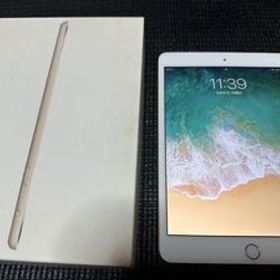 au iPad mini Wi-Fi+cellular16GB ゴールド タブレットApple au 元箱、充電器付属 美品 即決 MGYR2J／A